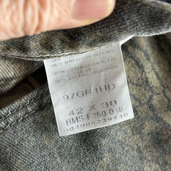 Wrangler Hunting Pants Men Size 42 x30 Realtree Hardwoods Camo Dubl. Knee - Picture 8 of 9